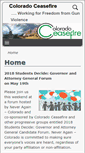 Mobile Screenshot of coloradoceasefire.org